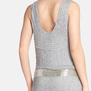 Adrianna papell Drop waist sequin dress
